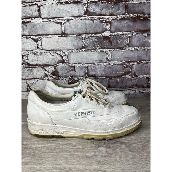 Mephisto RunOff Air Bag System White Leather Lace Up Shoes Women’s Sz 9M US/40EU - Picture 12 of 16